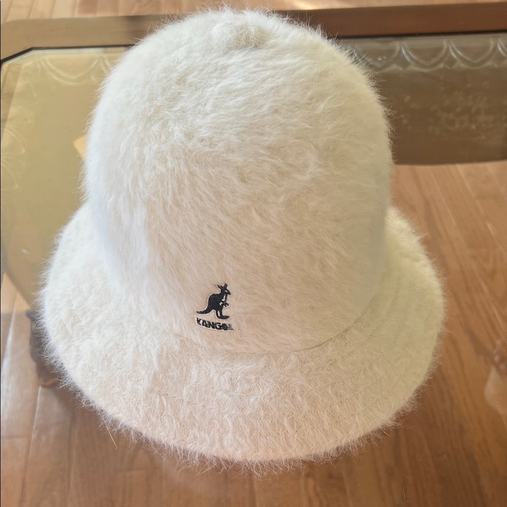 Kangol Fuzzy Cream Bucket Hat